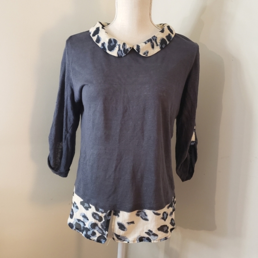Twig & Perch linen top size small